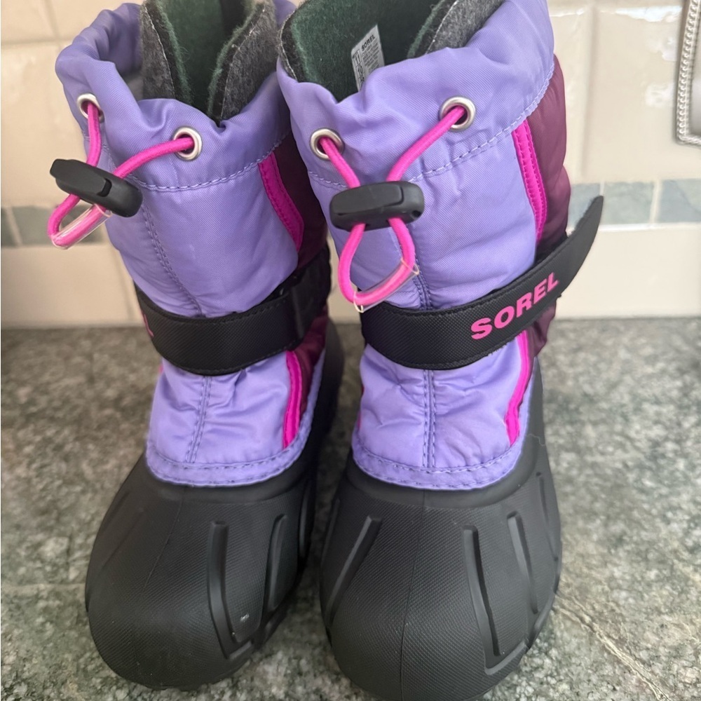 Sorel Green Winter Boots kids